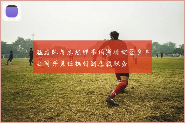 猛龙队与总经理韦伯斯特续签多年合同并兼任执行副总裁职务